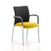 Academy Black Fabric Back Sunset Colour Seat With Arms Ref KCUP0029