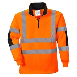 Portwest Xenon Hi Vis Rugby Shirt 2XL Orange