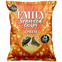 EMILY - SEAWEED CRISPS - CHEESE - 12X18G