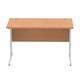 Impulse Cable Managed 1200 Rectangle Desk Oak