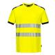 Portwest PW3 Hi Vis Cotton Comfort T-Shirt S/S L Yellow/Gry