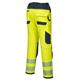 Portwest PW3 Hi Vis Work Trousers 48 Yellow/Navy