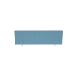 Impulse Plus Oblong 450/1200 Desktop Screen Sky Blue Fabric Light Grey Edges