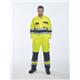 Portwest Nantes Hi Vis Contrast Work Coverall L Orange/Navy