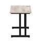 Impulse 1000 x 600mm Straight Desk Grey Oak Top Black Cantilever Leg