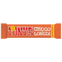 TONY'S CHOCOLONELY - MILK CHOCOLATE CARAMEL SEA SALT 35G - 35X35G