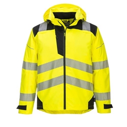 Portwest PW3 Hi Vis Extreme Rain Jacket 4XL Yellow/Blk