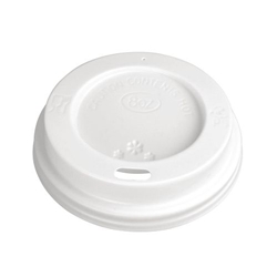 Fiesta Recyclable Coffee Cup Lids White 225ml / 8oz (1000 Pack)