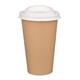Fiesta Compostable Bagasse Coffee Cup Lids 340ml / 12oz (1000 Pack)