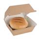 Fiesta Compostable Kraft Burger Boxes Small 105mm (200 Pack)