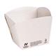 Notpla Square Open Takeaway Boxes 350ml - White (Pack 250)