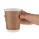 Vegware Compostable Coffee Cups Double Wall 340ml / 12oz (500 pack)