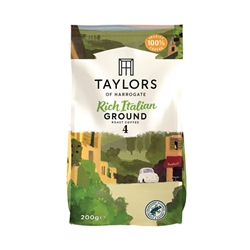 Taylors Rich Italian Roast Ground Coffee 200g