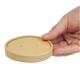 Colpac Recyclable Kraft Microwavable Soup Cup Lids 450ml (500 pack)
