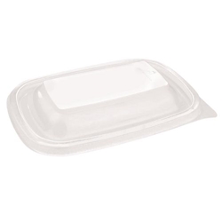 Fastpac Small Rectangular Food Container Lids 500ml / 17oz (300 Pack)