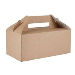Colpac Recyclable Kraft Gable Boxes Small (125 Pack)