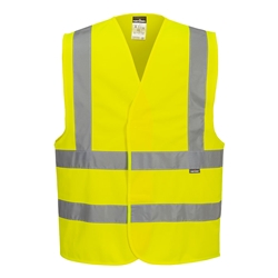 C470 - Hi-Vis Band and Brace Vest Yellow XXL/3XL