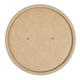 Colpac Recyclable Kraft Microwavable Soup Cup Lids 8oz and 12oz (500 pack)