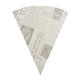 Colpac Biodegradable Newspaper Print Paper Chip Cones 183mm (1000 pack)