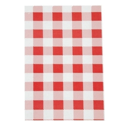 Greaseproof Paper Sheets Red Gingham 190 x 310mm (200 pack)
