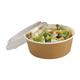 Colpac Recyclable Kraft Salad Pots With Lid Large 1300ml (150 pack)