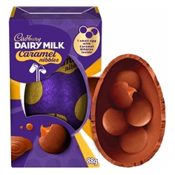 Cadbury Dairy Milk Caramel Nibbles Chocolate Egg 88g