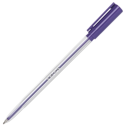 Centrol PREMIUM Pen Medium Point Ballpen PURPLE Box 50