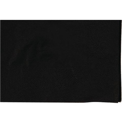 Swantex Cocktail Napkin Black 25x25cm 2ply 1/4 Fold (8 Pack)