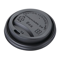 Fiesta Compostable Lids for 8oz Hot Cups (1000 Pack)