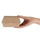 Colpac Compostable Kraft Burger Boxes Large 135mm (250 pack)