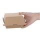 Fiesta Compostable Kraft Burger Boxes Small 105mm (200 Pack)