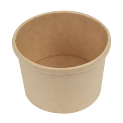Colpac Recyclable Kraft Microwavable Soup Cups 225ml (500 pack)