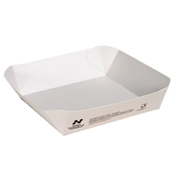 Notpla 6"x6" Square Trays - White (600 Pack)