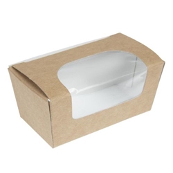 Colpac Compostable Kraft Cake Boxes with Window Small (500 pack)