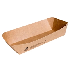Notpla 10"x6" Deep Trays - Kraft (340 Pack)