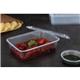 Fiesta Recyclable Plastic Microwavable Containers with Lid Medium 650ml (250 Pack)