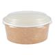 Colpac Recyclable Kraft Salad Pots With Lid Small 700ml (150 pack)