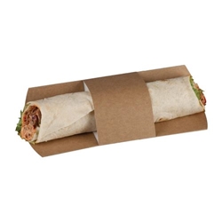 Colpac Compostable Kraft Tortilla Sleeves (1000 Pack)