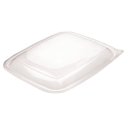 Fastpac Medium Rectangular Food Container Lids 900ml / 32oz (300 Pack)