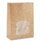 Colpac Recyclable Paper Sandwich Bags With Window Kraft (250 pack)