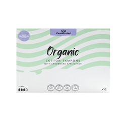 Care Protect Sustainable Applicator Tampon Super x16 (Pack of 12) 6493