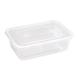 Fiesta Recyclable Plastic Microwavable Containers with Lid Medium 650ml (250 Pack)
