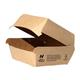 Notpla 5" Clamshell Burger Boxes - Kraft (200 Pack)