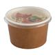 Colpac Recyclable Kraft Salad Pots With Lid Small 700ml (150 pack)