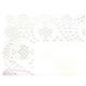 Olympia Rectangular Paper Doilies 400mm (250 Pack)