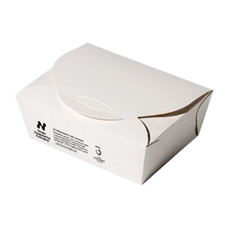 Notpla Medium Takeaway Boxes 1200ml - White (250 Pack)
