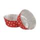 PME Cupcake Foil Lined Baking Cases Polka Dot (30 Pack)