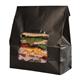 Colpac Recyclable Paper Sandwich Bags With Window Black (250 pack)