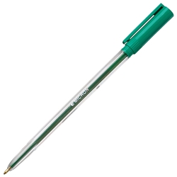 Centrol PREMIUM Pen Medium Point Ballpen GREEN Box 50