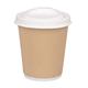 Fiesta Compostable Bagasse Coffee Cup Lids 225ml / 8oz (1000 Pack)
